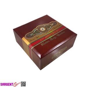 Perdomo 20th Anniversary Connecticut Churchill Empty Wooden Cigar Box 8x8x3.5